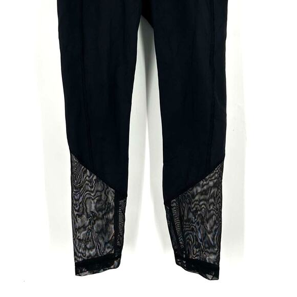 Lululemon Pace Rival Crop Marathon Leggings Black Size 4 - Picture 3 of 9